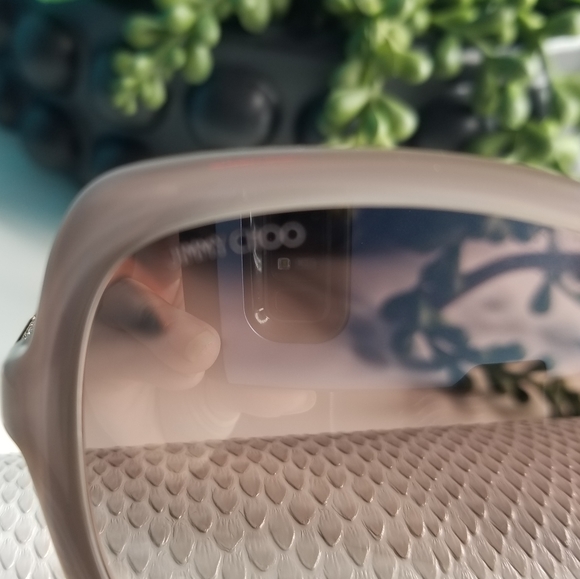 Jimmy Choo Sunglasses Bett/S Oversize Nude - Picture 12 of 13